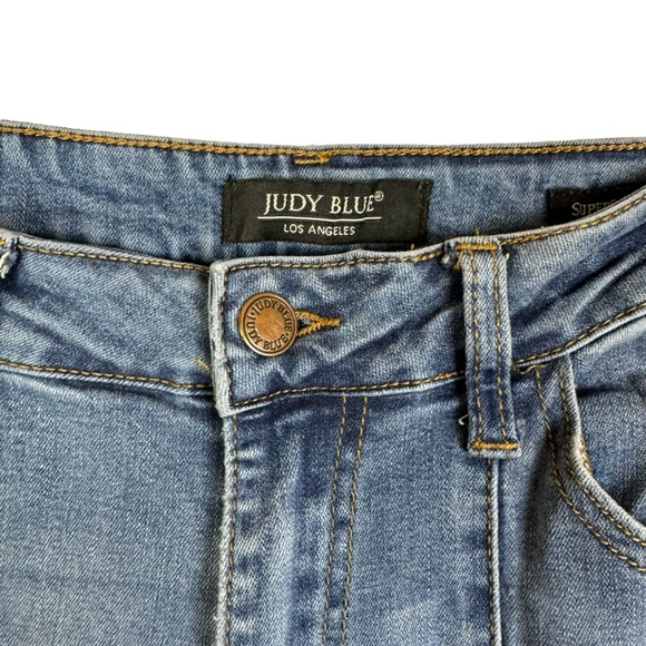 Judy Blue Super Flare Fit Denim Jeans Size 7/28 - Picture 3 of 10